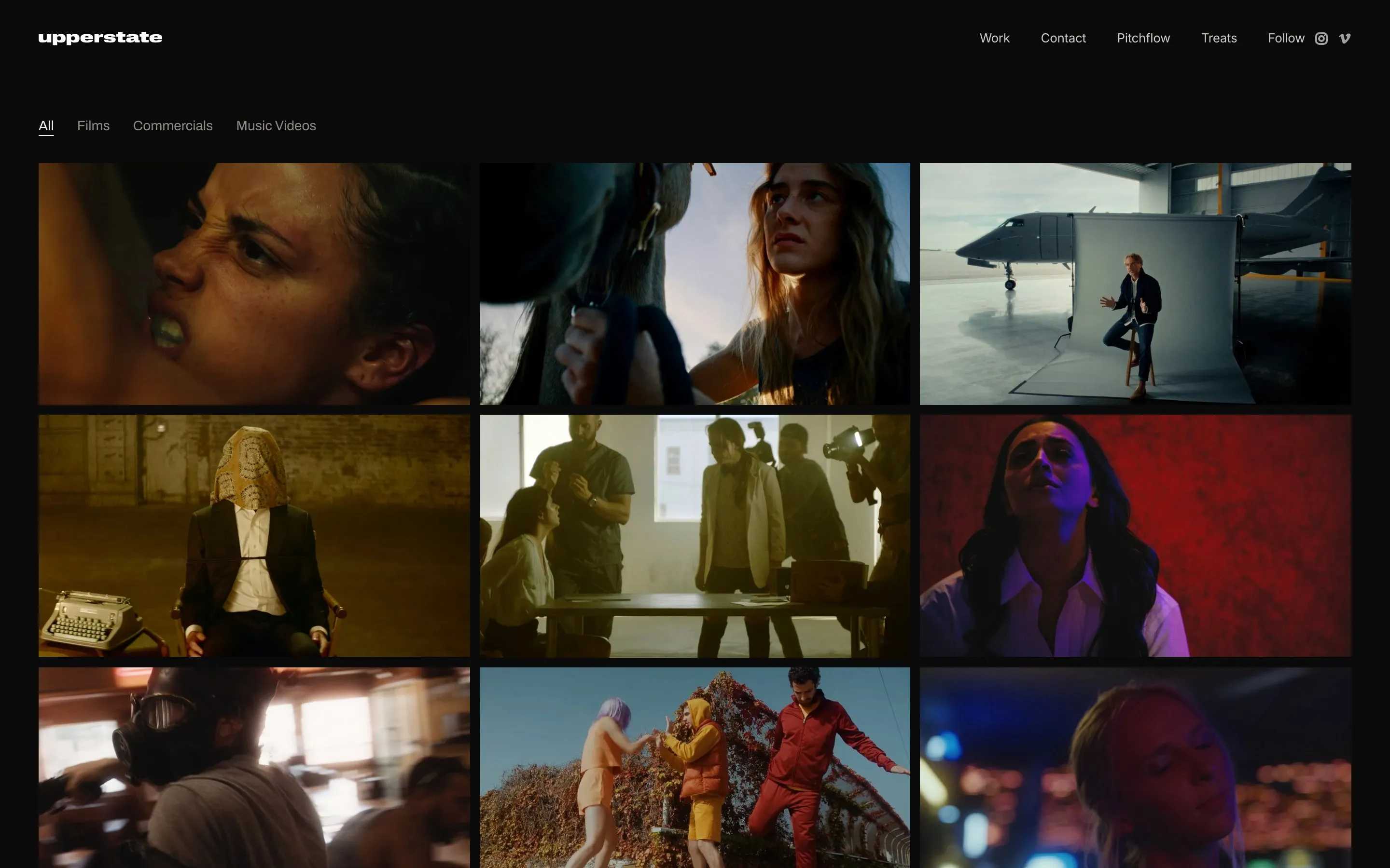 The Work grid on upperstate.tv